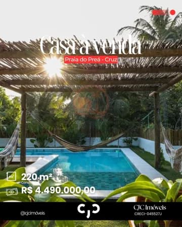 Casa na Praia do Preá - Cruz - CE