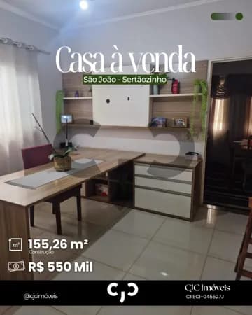 Casa no São João - Sertãozinho - SP