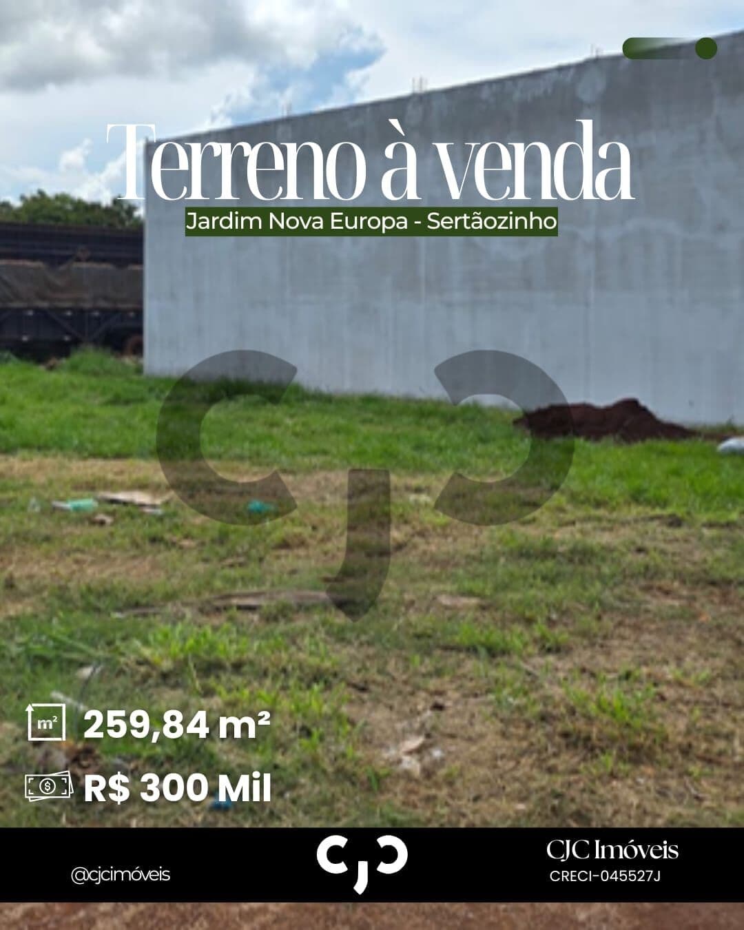 Terreno no Jardim Nova Europa - Sertãozinho - SP