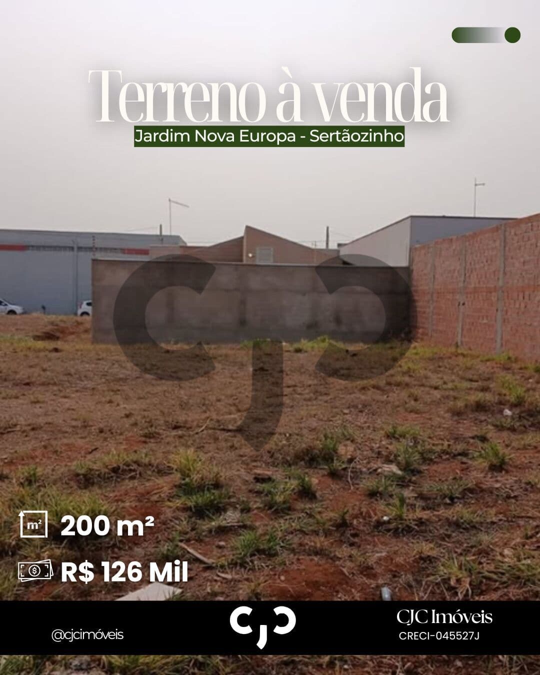 Terreno no Jardim Nova Europa - Sertãozinho - SP
