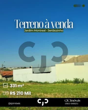 Terreno no Jardim Montreal - Sertãozinho - SP