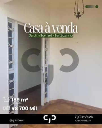 Casa no Jardim Sumaré - Sertãozinho - SP