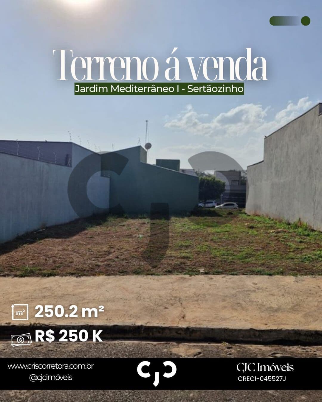 Terreno no Jardim Mediterrâneo - Sertãozinho - SP