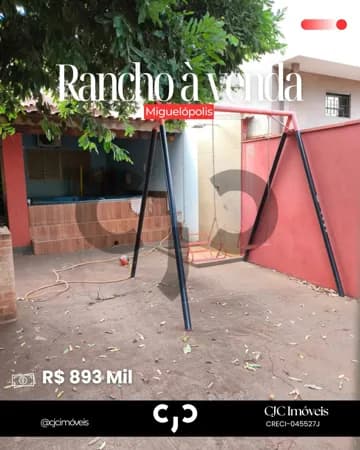Rancho em Condomínio Fechado - Miguelópolis - SP