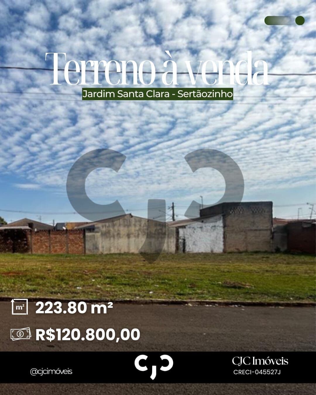 Terreno no Jardim Santa Clara - Sertãozinho - SP