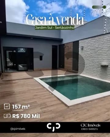Casa no Jardim Sul - Sertãozinho - SP