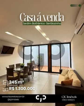 Casa no Jardim Bothânico - Sertãozinho - SP