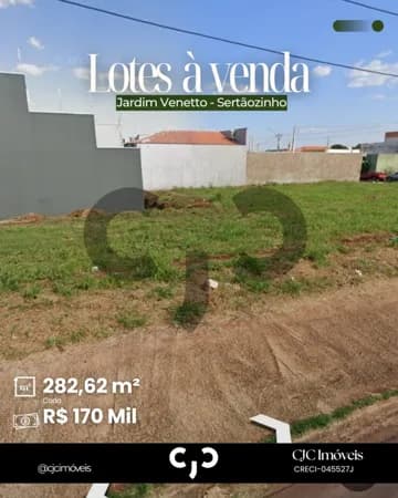 Lotes no Jardim Venetto - Sertãozinho - SP