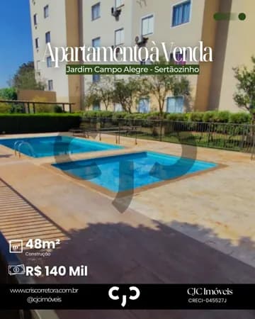 Apartamento no Campo Alegre - Sertãozinho - SP
