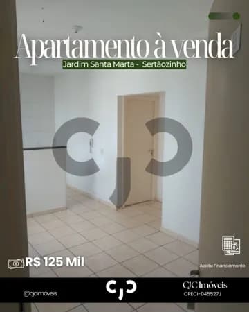 Apartamento no Santa Marta - Sertãozinho - SP