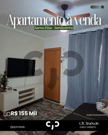 Apartamento no Santa Elisa - Sertãozinho - SP