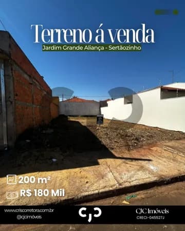 Terreno no Jardim Grande Aliança - Sertãozinho - SP