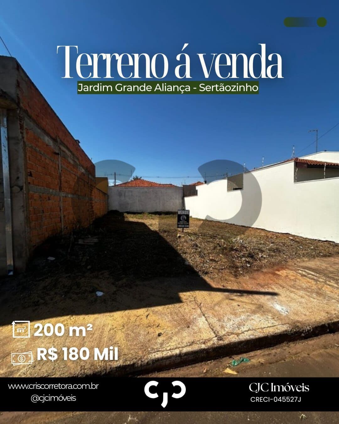 Terreno no Jardim Grande Aliança - Sertãozinho - SP