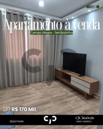 Apartamento no Campo Alegre - Sertãozinho - SP