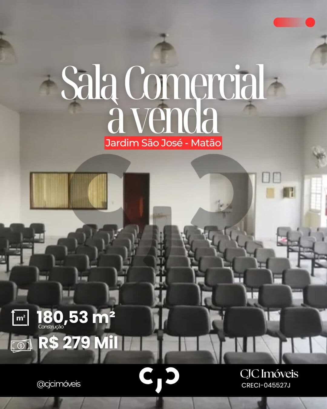 Sala Comercial no Jardim São José - Matão - SP
