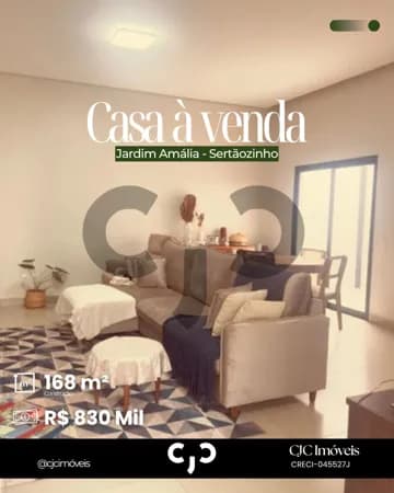 Casa no Jardim Amália - Sertãozinho - SP