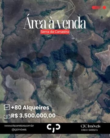 Área na Serra da Canastra - MG