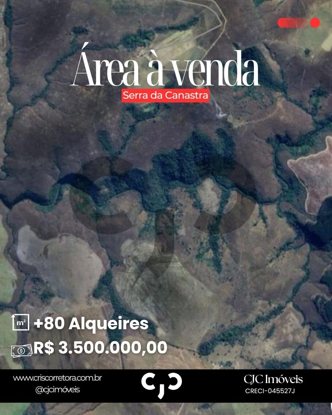 Área na Serra da Canastra - MG