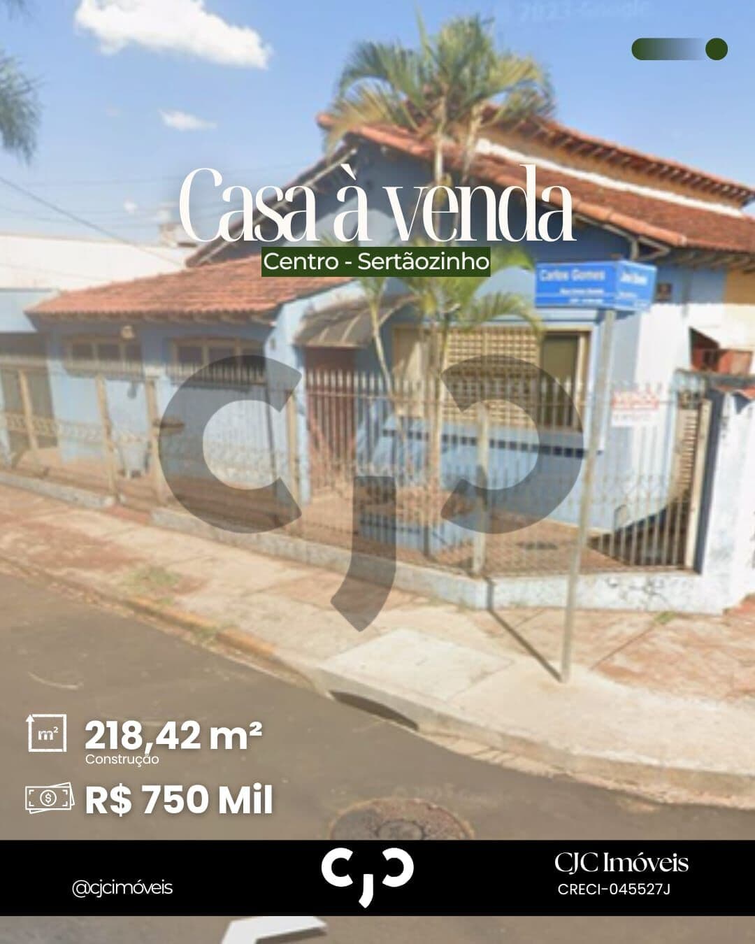 Casa no Centro - Sertãozinho - SP