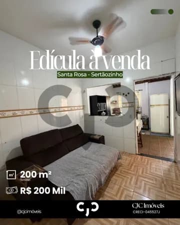 Edícula no Jardim Santa Rosa - Sertãozinho - SP