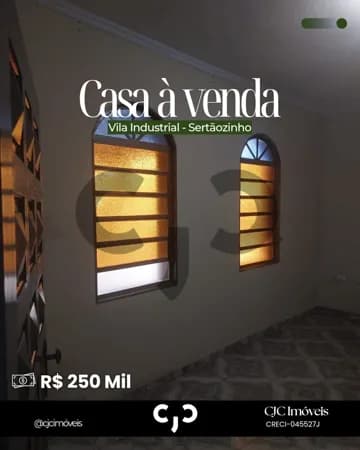 Casa na Vila Industrial - Sertãozinho - SP