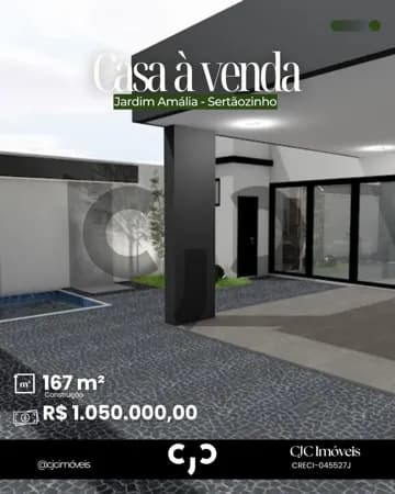 Casa no Jardim Amália - Sertãozinho - SP