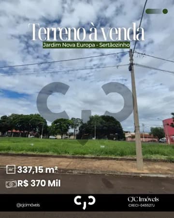 Terreno no Jardim Nova Europa - Sertãozinho - SP