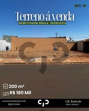 Terrenos no Jardim Grande Aliança - Sertãozinho - SP