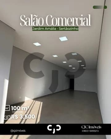 Salão Comercial no Jardim Amália - Sertãozinho - SP