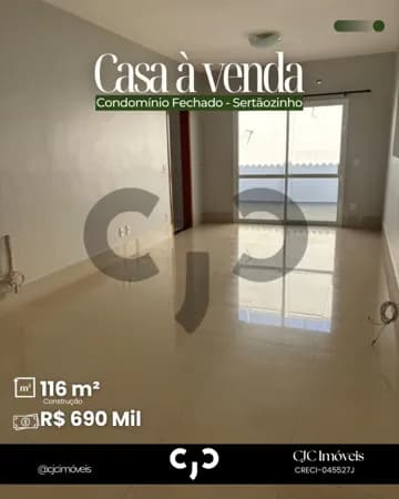 Casa em Condomínio Fechado - Sertãozinho - SP