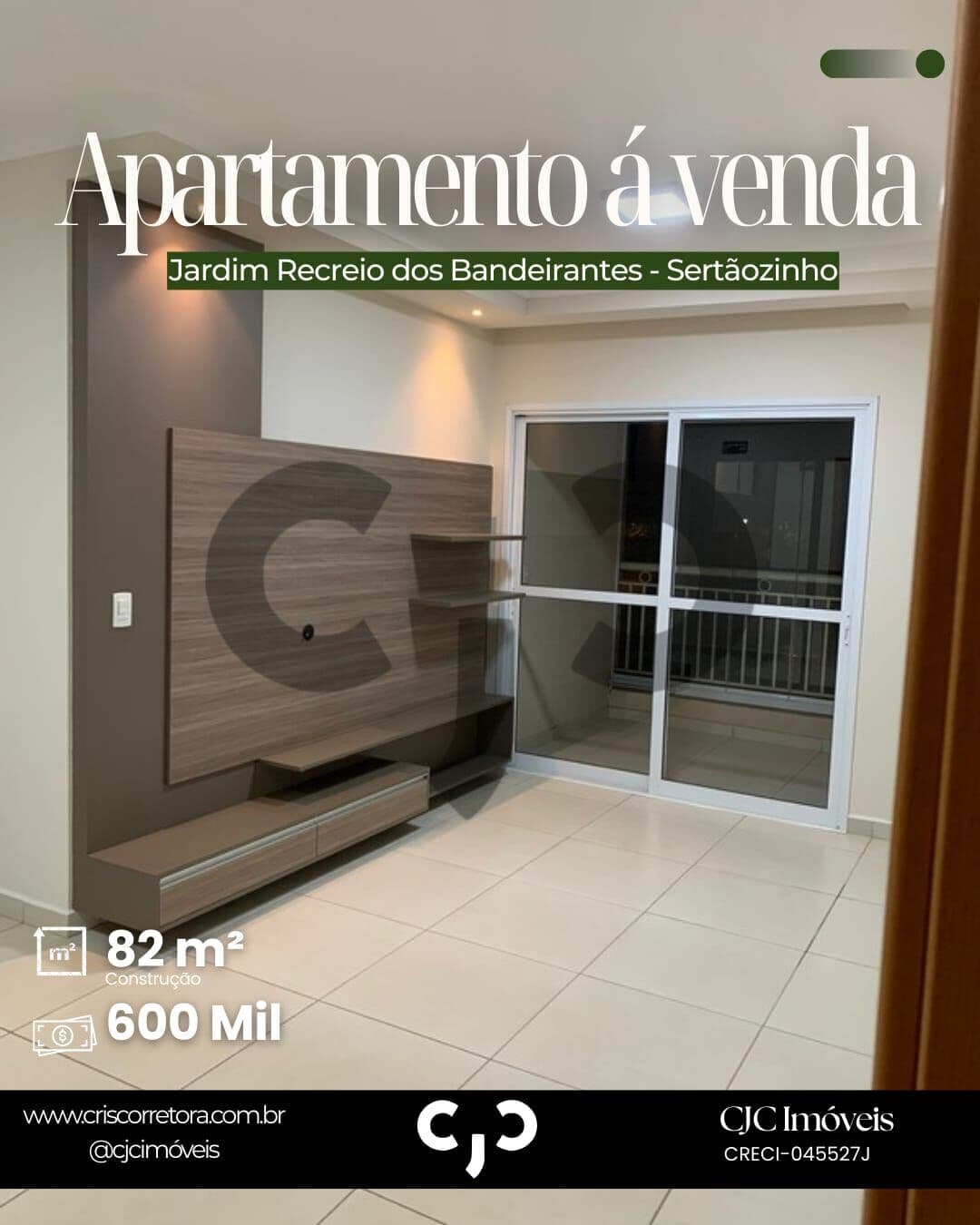 Apartamento no Recreio dos Bandeirantes - Sertãozinho - SP