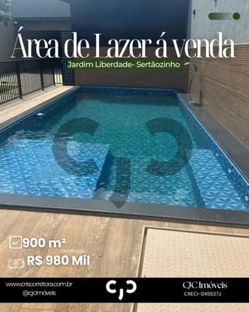 Área de Lazer no Jardim Liberdade - Sertãozinho - SP