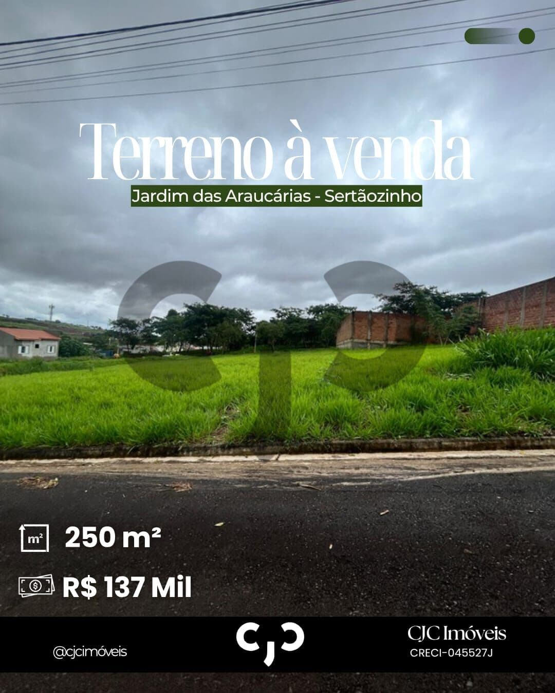 Terreno no Jardim das Araucárias - Sertãozinho - SP