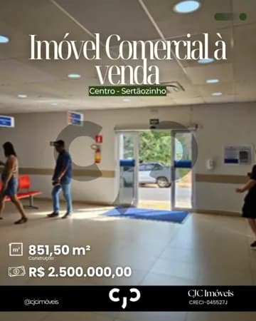 Imóvel Comercial no Centro - Sertãozinho - SP