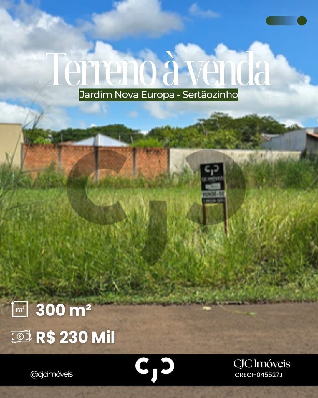 Terreno no Jardim Nova Europa - Sertãozinho - SP