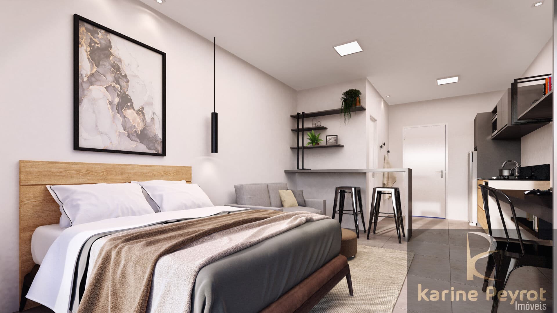 Apartamento Studio em Cristo Rei, São Leopoldo/RS