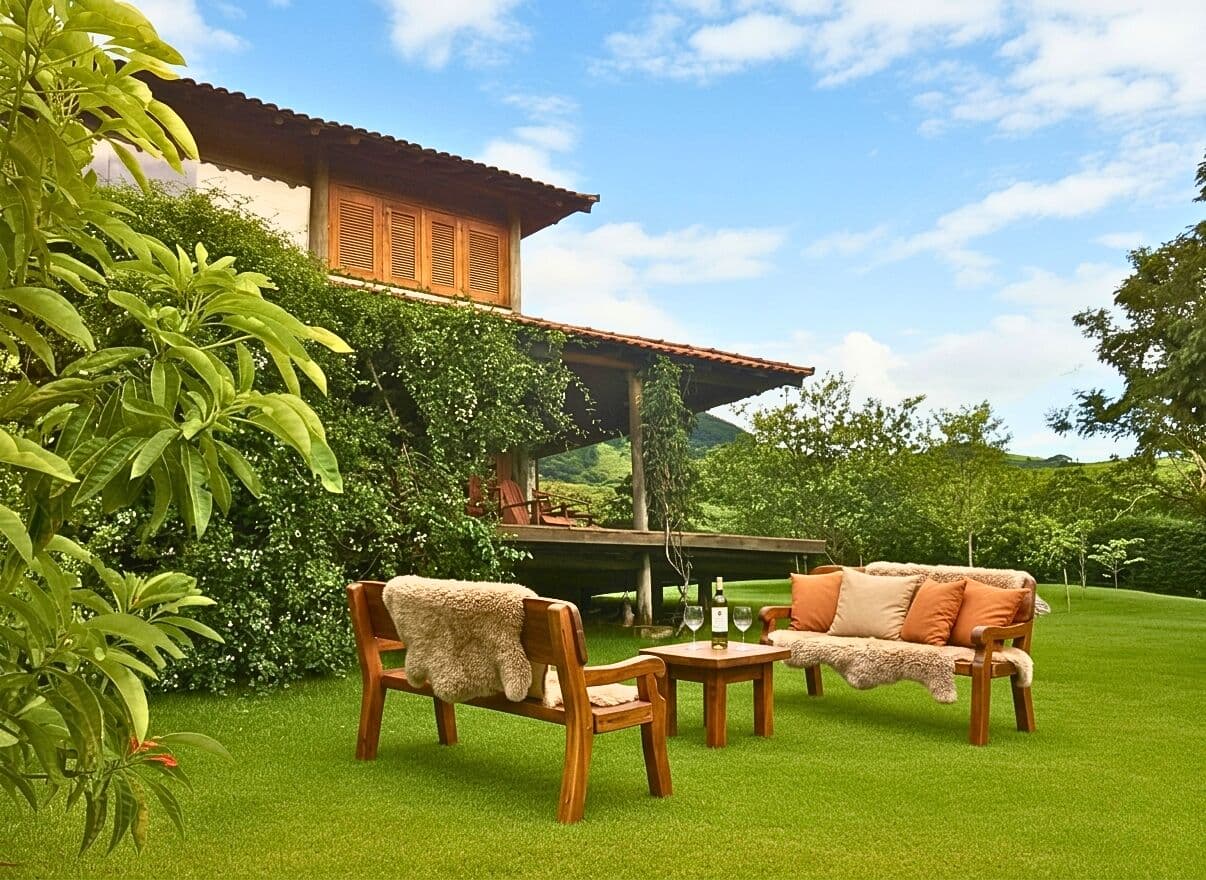 Casa Charmosa no Serrano com Lareira e Vista para a Serra