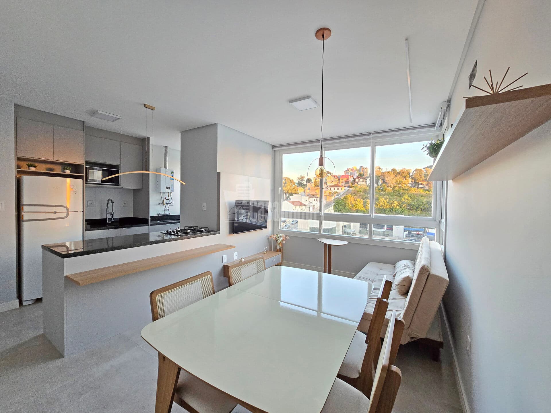 Apartamento mobiliado de 1 dormitório central