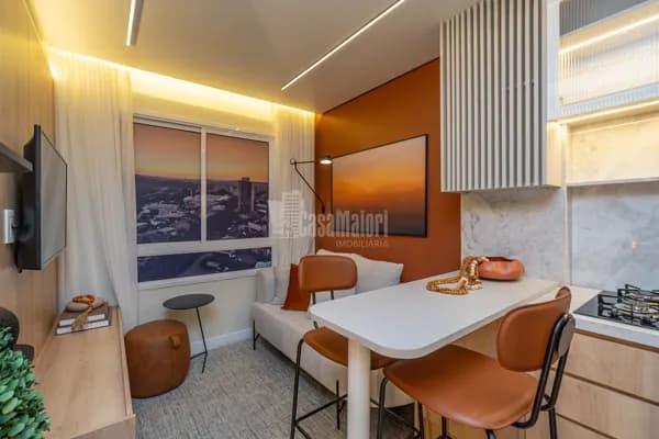 Apartamento de 1 dormitório – compacto e moderno no Residencial Sunset