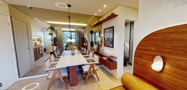 Venda apto de 2 quartos com suíte e varanda no Living Wellness Grajau