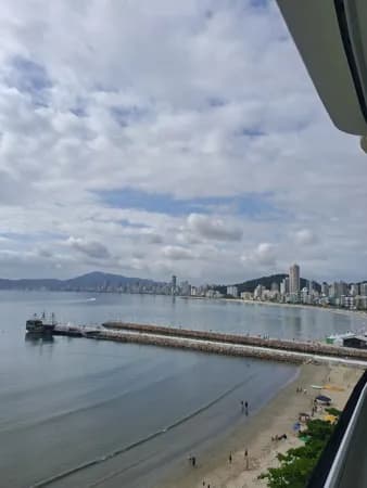 Apartamento Frente Mar Centro Itapema- Mobiliado