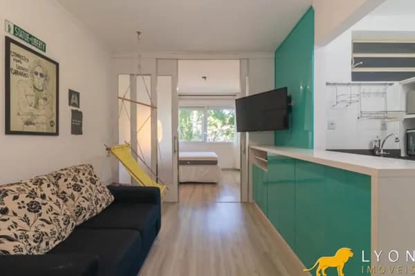 Apartamento com 1 dormitório para alugar, 37 m² - Cristo Redentor - Porto Alegre/RS