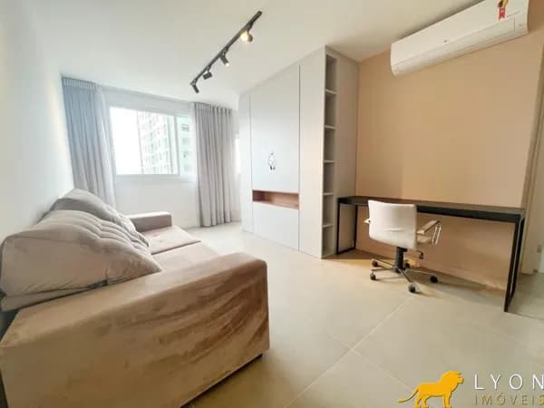 Apartamento premium de 1 dormitório com churrasqueira e vaga de garagem no bairro Três Figueiras
