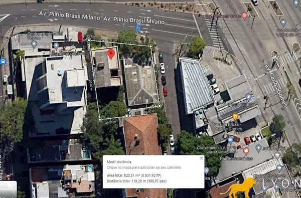Terreno à venda, 820 m² por R$ 8.000.000 - Higienópolis - Porto Alegre/RS