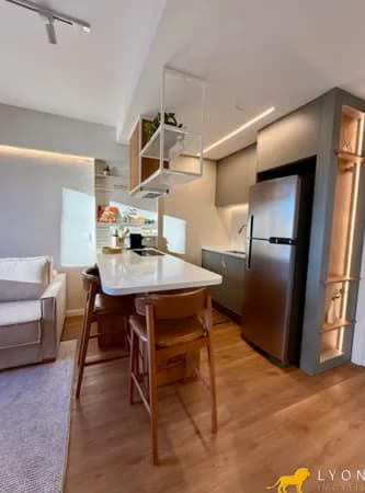 Apartamento loft mobiliado para alugar com vaga no bairro Central Parque em Porto Alegre