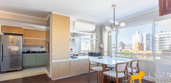 Apartamento 2 dormitórios, living amplo integrado à cozinha, churrasqueira para seus momentos de lazer e área de serviço