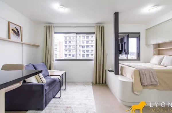 Loft mobiliado para alugar no Mood Central Parque - Porto Alegre/RS