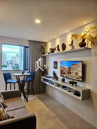 Flat com 1 quarto à venda com 31m² em Boa Viagem