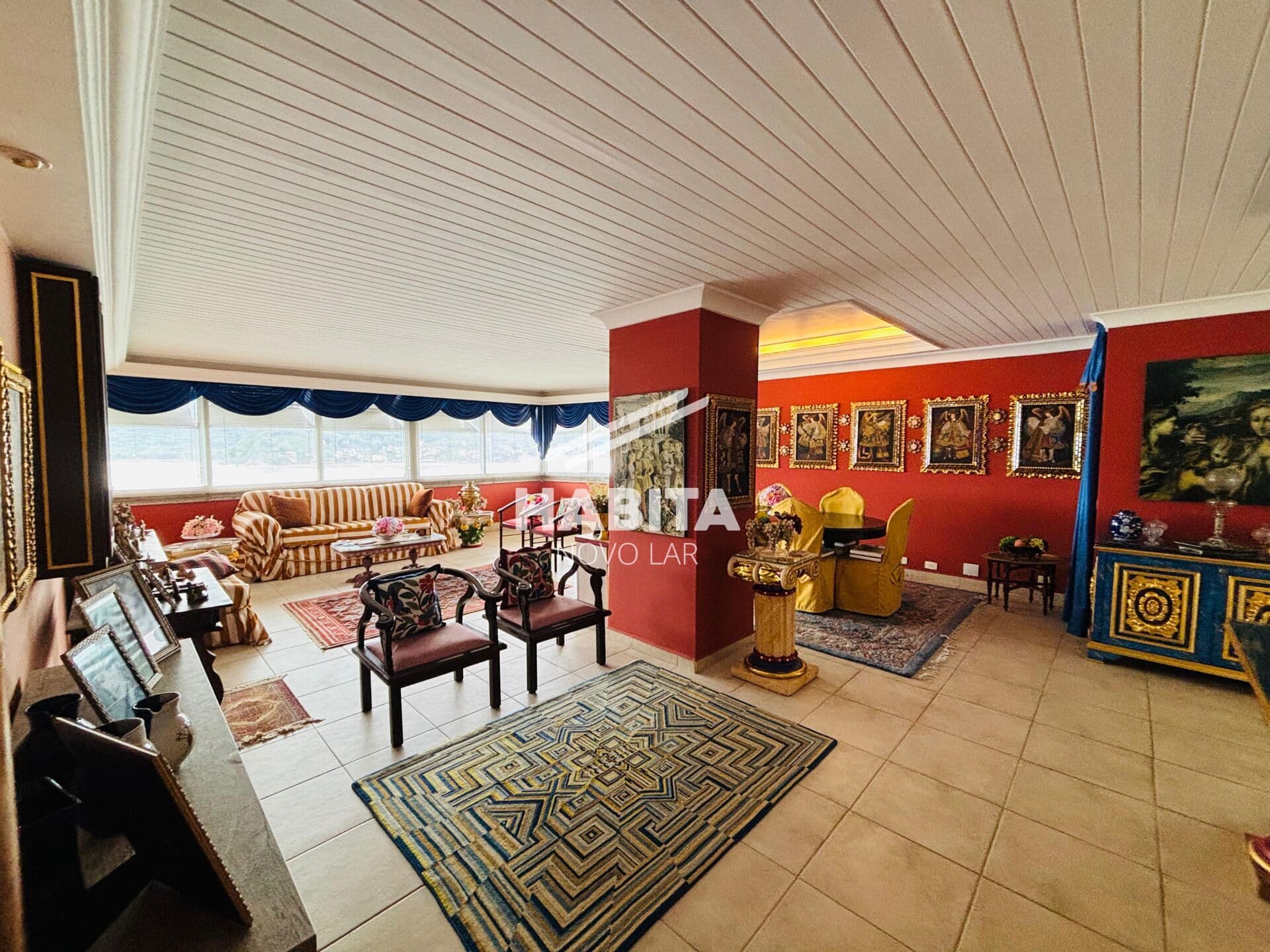 Apartamento 252m² no Itararé, São Vicente-SP - 3 Dorm, 3 suítes e 3 Banheiros