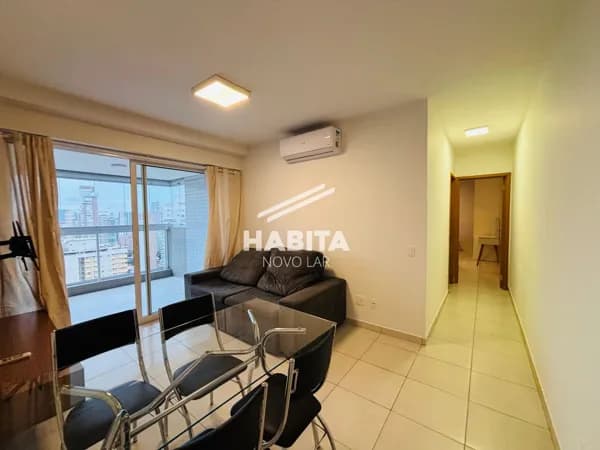 Apartamento com 2 dormitórios e 2 suítes com vaga - Gonzaga / Santos